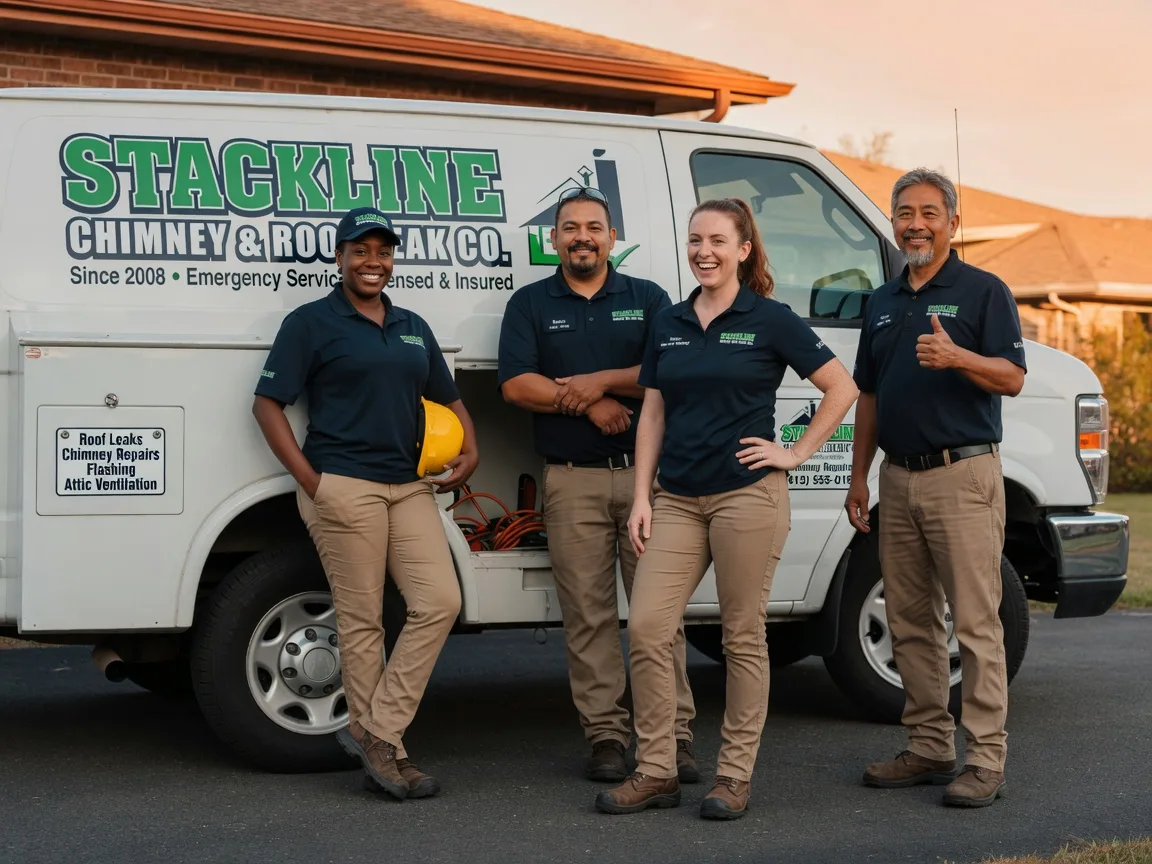 Chimney flashing repair company in Wills Point, TX